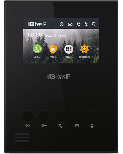 AU-04LA (AU-04L) BLACK. Монитор IP-домофона. BAS-IP в Нижнем Новгороде