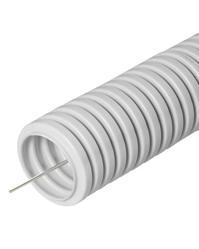 FCPL-32-PVC-025-1-GY (11230c): Труба гофрированная гибкая, лёгкая с протяжкой в Нижнем Новгороде