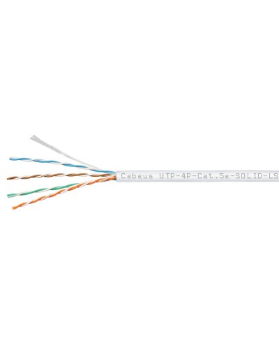 UTP-4P-Cat.5e-SOLID-LSZH-WH (9782c). Кабель «витая пара» (LAN) для структурированных систем связи. CABEUS в Нижнем Новгороде