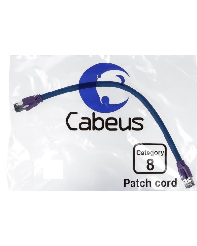 PC-SSTP-RJ45-Cat.8-5m-LSZH (9705c), серый. Патч-корд медный. CABEUS в Нижнем Новгороде
