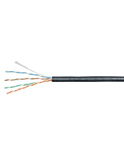 UTP-4P-Cat.5e-SOLID-LSZH-BK (9781c). Кабель «витая пара» (LAN) для структурированных систем связи. CABEUS в Нижнем Новгороде