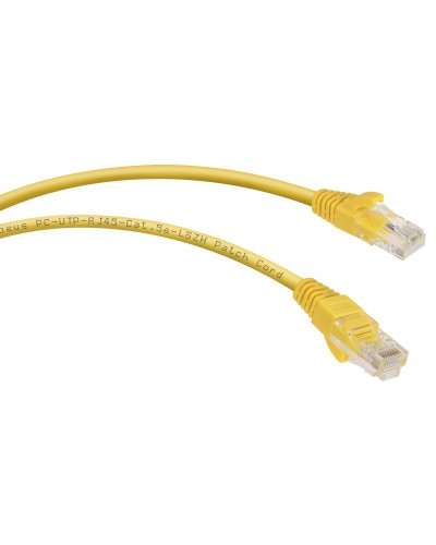 PC-UTP-RJ45-Cat.5e-3m-YL-LSZH (9500c), желтый. Патч-корд медный. CABEUS в Нижнем Новгороде