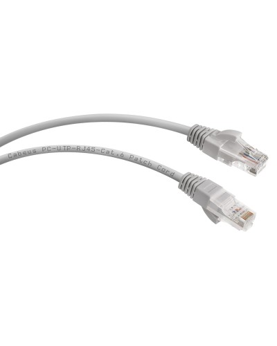 PC-UTP-RJ45-Cat.6-15m (8790c), серый. Патч-корд медный. CABEUS в Нижнем Новгороде