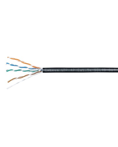 UTP-4P-Cat.5e-SOLID-OUT-LSZH-UV (7172c). Кабель «витая пара» (LAN) для структурированных систем связи. CABEUS в Нижнем Новгороде