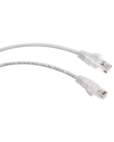 PC-UTP-RJ45-Cat.6-3m-LSZH (8880c), серый. Патч-корд медный. CABEUS в Нижнем Новгороде