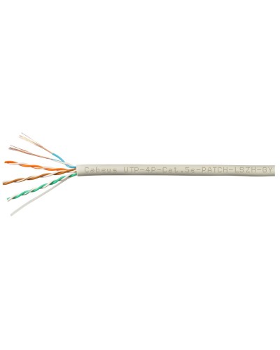 UTP-4P-Cat.5e-SOLID-LSZH-GY-100 (9776c-5). Кабель «витая пара» (LAN) для структурированных систем связи. CABEUS в Нижнем Новгороде