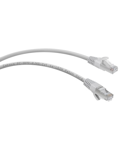 PC-SSTP-RJ45-Cat.6a-1m-LSZH (7901c), серый. Патч-корд медный. CABEUS в Нижнем Новгороде
