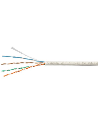 UTP-4P-Cat.5e-SOLID-LSZH-GY-LIGHT (9996c). Кабель «витая пара» (LAN) для структурированных систем связи. CABEUS в Нижнем Новгороде