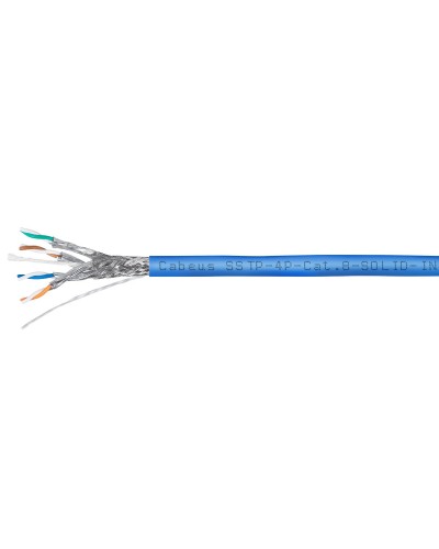 SSTP-4P-Cat.8-SOLID-IN-LSZH-BL (7750c). Кабель «витая пара» (LAN) для структурированных систем связи. CABEUS в Нижнем Новгороде