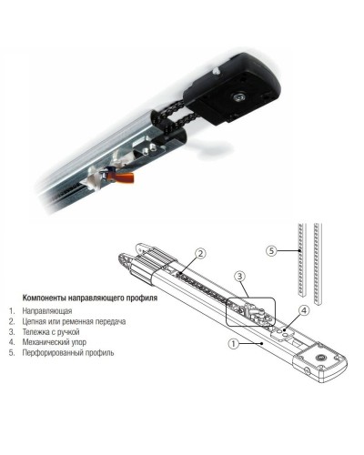 CAME V0683. Профиль направляющий. CAME в Нижнем Новгороде