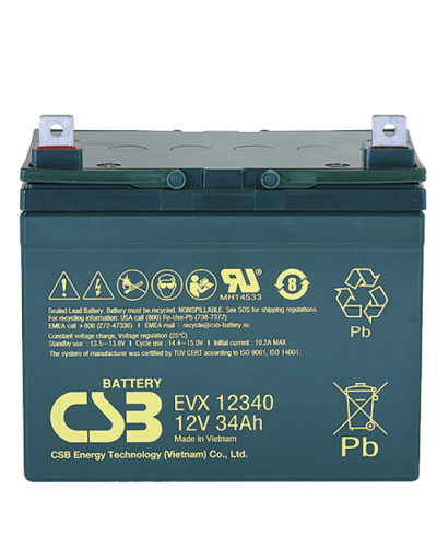 CSB EVX 12340. Аккумулятор герметичный свинцово-кислотный. CSB в Нижнем Новгороде