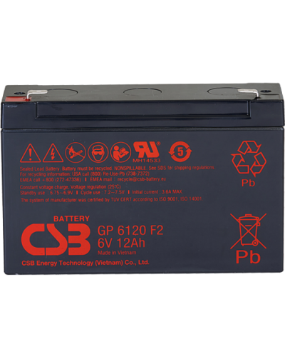 CSB GP 6120. Аккумулятор герметичный свинцово-кислотный. CSB в Нижнем Новгороде