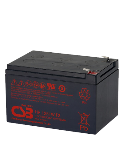 CSB HR 1251W. Аккумулятор герметичный свинцово-кислотный. CSB в Нижнем Новгороде