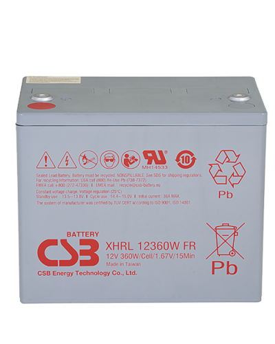 CSB XHRL 12360W FR. Аккумулятор герметичный свинцово-кислотный. CSB в Нижнем Новгороде