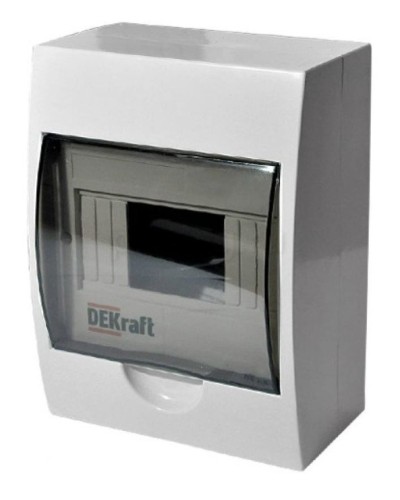 ЩРН-П-8 IP41 настенный (31010DEK). Щиток модульный с прозрачной дверцей. DEKraft в Нижнем Новгороде