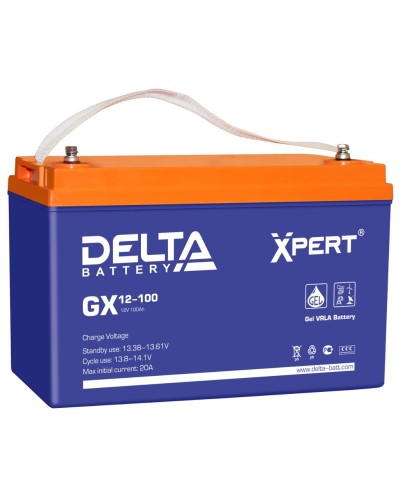 Delta GX 12-100. Аккумулятор герметичный свинцово-кислотный. Delta в Нижнем Новгороде