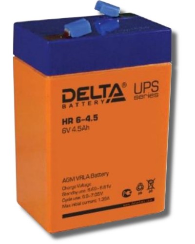Delta HR 6-4.5. Аккумулятор герметичный свинцово-кислотный. Delta в Нижнем Новгороде