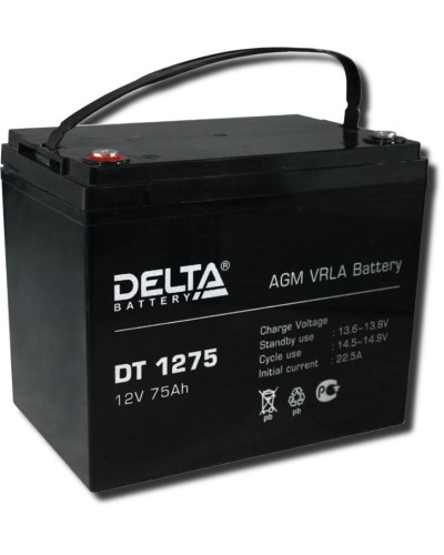 Delta DT 1275. Аккумулятор герметичный свинцово-кислотный. Delta в Нижнем Новгороде