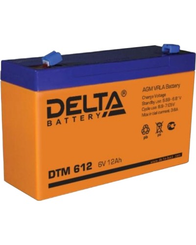 Delta DTM 612. Аккумулятор герметичный свинцово-кислотный. Delta в Нижнем Новгороде