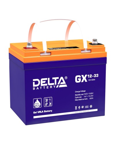 Delta GX 12-33. Аккумулятор герметичный свинцово-кислотный. Delta в Нижнем Новгороде