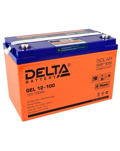 Delta GEL 12-100. Аккумулятор герметичный свинцово-кислотный. Delta в Нижнем Новгороде
