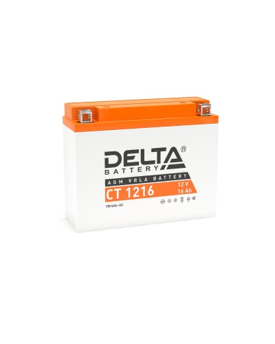 Delta CT 1216. Аккумулятор герметичный свинцово-кислотный стартерный. Delta в Нижнем Новгороде