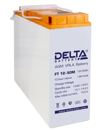 Delta FT 12-50 M. Аккумулятор герметичный свинцово-кислотный. Delta в Нижнем Новгороде