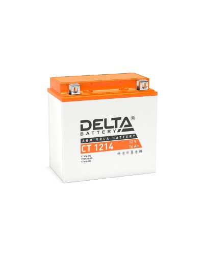 Delta CT 1214. Аккумулятор герметичный свинцово-кислотный стартерный. Delta в Нижнем Новгороде