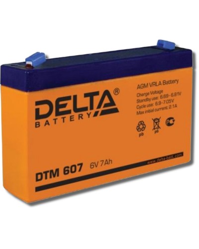 Delta DTM 607. Аккумулятор герметичный свинцово-кислотный. Delta в Нижнем Новгороде