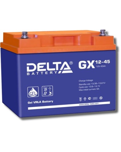 Delta GX 12-45. Аккумулятор герметичный свинцово-кислотный. Delta в Нижнем Новгороде