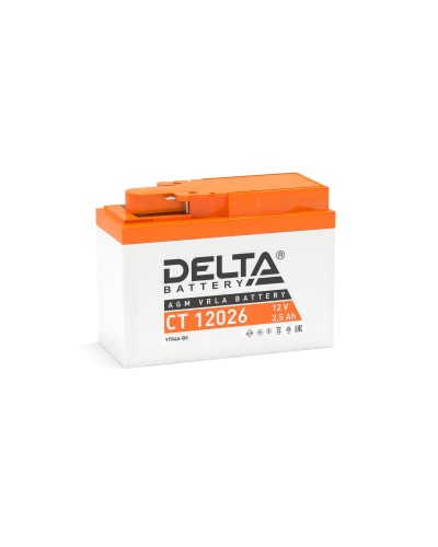 Delta CT 12026. Аккумулятор герметичный свинцово-кислотный стартерный. Delta в Нижнем Новгороде