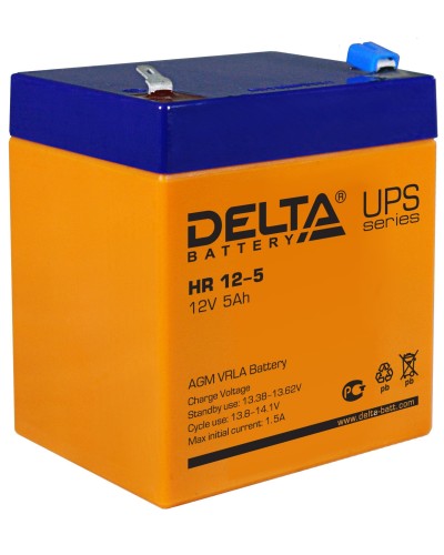 Delta HR 12-5. Аккумулятор герметичный свинцово-кислотный. Delta в Нижнем Новгороде