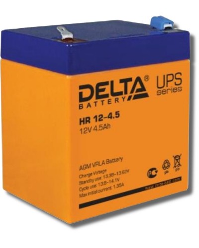 Delta HR 12-4.5. Аккумулятор герметичный свинцово-кислотный. Delta в Нижнем Новгороде