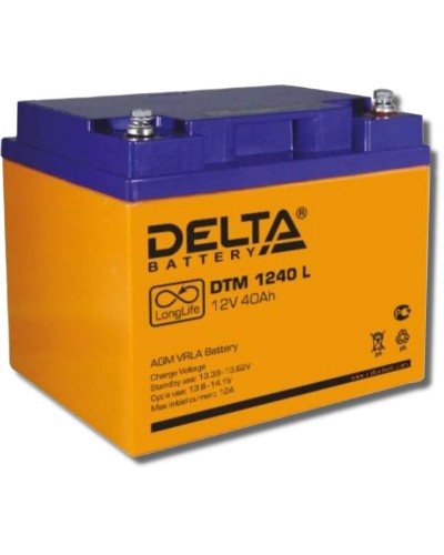 Delta DTM 1240 L. Аккумулятор герметичный свинцово-кислотный. Delta в Нижнем Новгороде