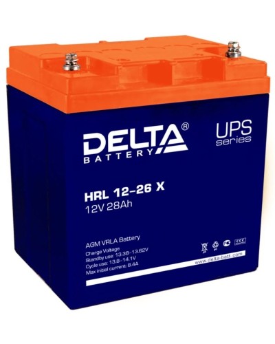 Delta HRL 12-26 X. Аккумулятор герметичный свинцово-кислотный. Delta в Нижнем Новгороде