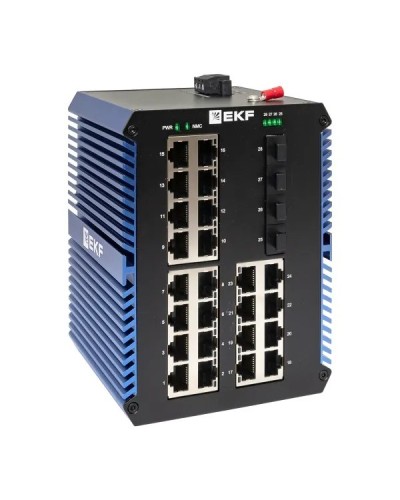 TSX-U-4GX/SFP-24GTP. Промышленный неуправляемый коммутатор. EKF в Нижнем Новгороде
