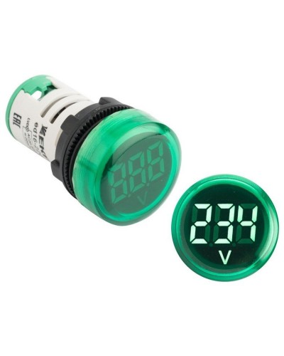 ED16-22VD (ed16-22vd-g). Индикатор значения напряжения зеленый. EKF в Нижнем Новгороде