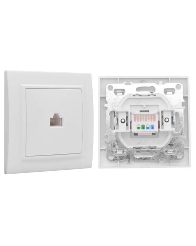 Минск Розетка RJ-45 1-местная СП (ERK01-035-10). Розетка RJ-45 1-местная СП. EKF в Нижнем Новгороде