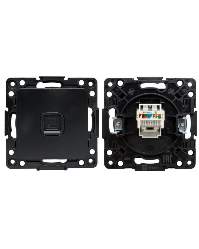 Стокгольм Механизм Розетки RJ-45 1-местной (EZK01-035-10). Механизм Розетки RJ-45 1-местной. EKF в Нижнем Новгороде