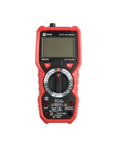 Мультиметр цифровой MS18C Expert (In-180701-pm18C). Мультиметр цифровой. EKF в Нижнем Новгороде