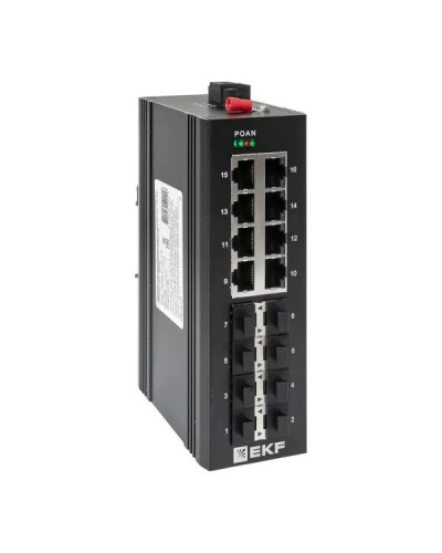 TSX-U-8GX/SFP-8GT. Промышленный неуправляемый коммутатор. EKF в Нижнем Новгороде