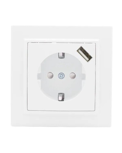 Минск Розетка 1-местная СП с/з 16А (ERR16-028-100-USB). Розетка 1-местная СП с/з 16А. EKF в Нижнем Новгороде