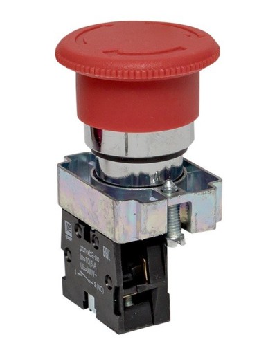 BS542 поворотная красная грибок NC (xb2-bs542). Кнопка поворотная красная грибок. EKF в Нижнем Новгороде