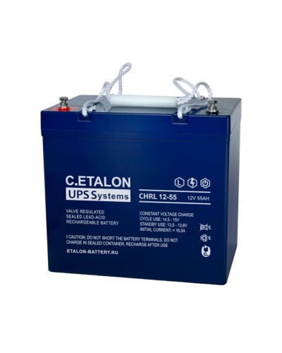 C.ETALON CHRL 12-55. Аккумулятор герметичный свинцово-кислотный. ETALON в Нижнем Новгороде