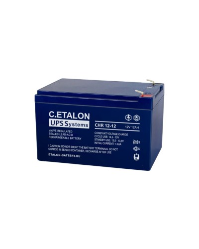 C.ETALON CHR 12-12. Аккумулятор герметичный свинцово-кислотный. ETALON в Нижнем Новгороде