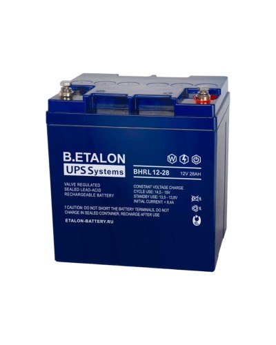 B.ETALON BHRL 12-28. Аккумулятор герметичный свинцово-кислотный. ETALON в Нижнем Новгороде