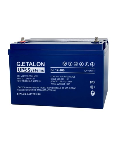 G.ETALON GL 12-100. Аккумулятор герметичный свинцово-кислотный. ETALON в Нижнем Новгороде