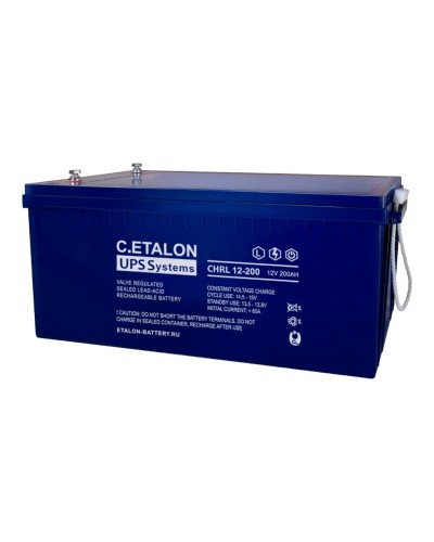 C.ETALON CHRL 12-200. Аккумулятор герметичный свинцово-кислотный. ETALON в Нижнем Новгороде