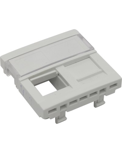 Вставка для 2-х модулей под RJ-45 кат.5e UTP, белая (45971 SBR): Вставка для 2-х модулей в Нижнем Новгороде