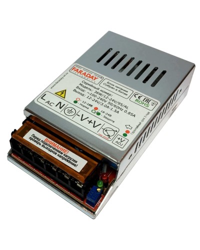 36W/12-24V/95AL. Импульсный блок питания. FARADAY в Нижнем Новгороде